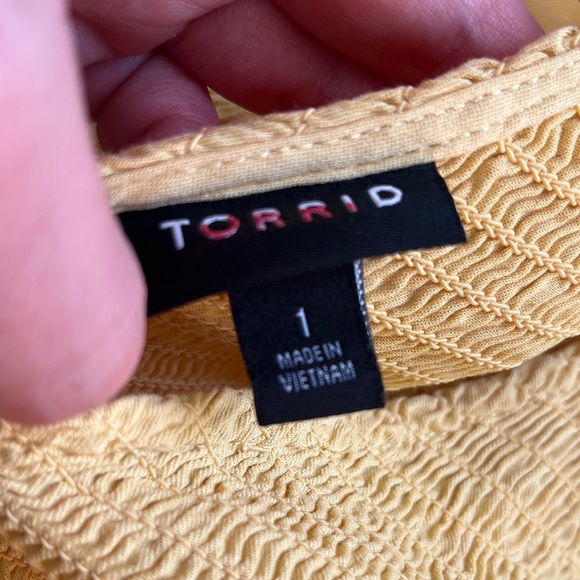 TORRID Sunny Yellow Women’s Casual Dress - Picture 5 of 6